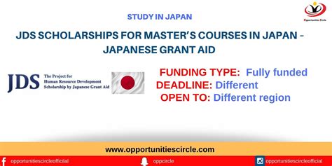 Jds Scholarships For Masters Courses In Japan Japanese Grant Aid