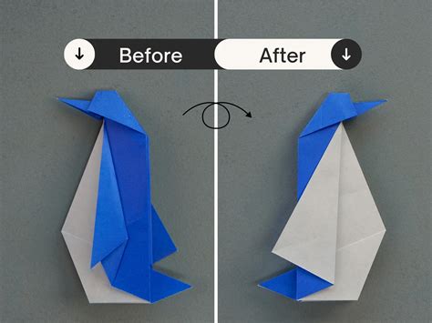 How to Make an Origami Penguin - OrigamiOK