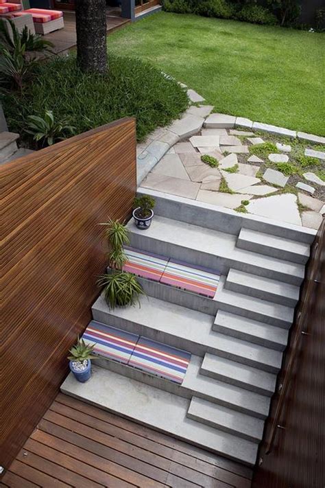 40 Ideas of How To Design Exterior Stairways | Pasos al aire libre ...