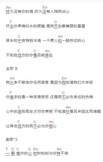 初学吉他高清简易弹唱谱 简单版《别怕我伤心》c调新手吉他谱 张信哲的六线谱子 扫弦节奏型 乐谱cn