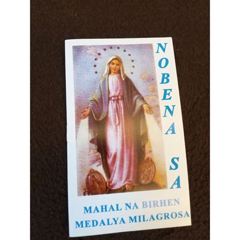 Novena Tagalog Mahal Na Medalya Birhen Milagrosa Miraculous Medal