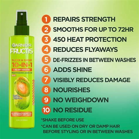 Garnier Fructis Sleek Shine Anti Frizz Serum 5 1 Fl Oz 2 Count