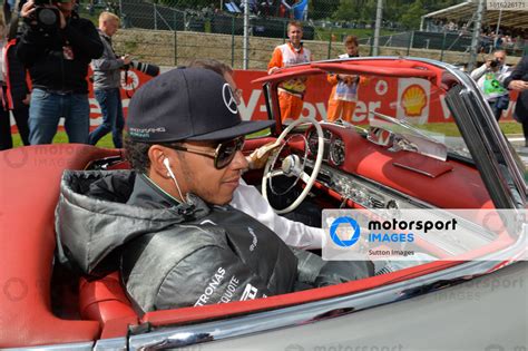 Lewis Hamilton GBR Mercedes AMG F1 On The Drivers Parade Formula One