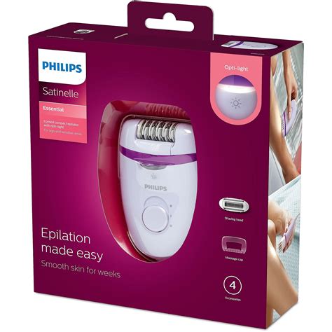 Philips Satinelle Essential White Purple BRE275 00