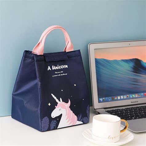 Lunch Box Sac D Jeuner Licorne De Dessin Anim Pour Enfants Sac