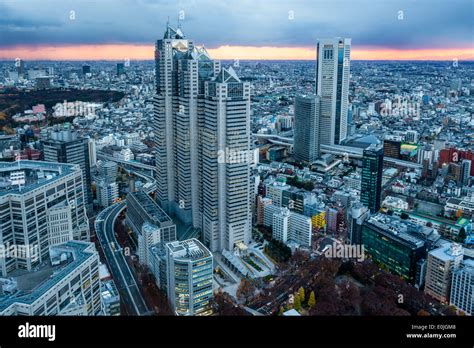 High Rise Buildings In Shinjuku Tokyo Japan Stock Photo Alamy