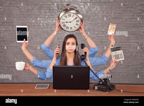 Woman Organised Multitask Hi Res Stock Photography And Images Alamy