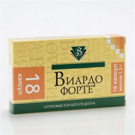 Виардо форте 🥇Отзывы мужчин, цена, инструкция по применению