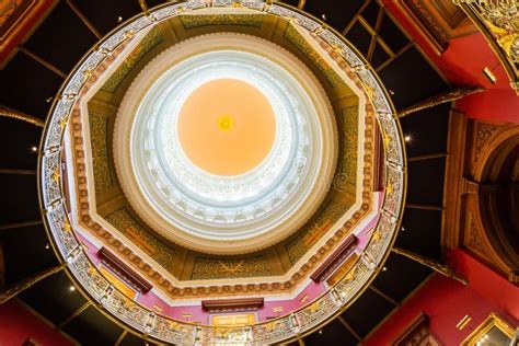 Interior View of the Dome of New Jersey State House in Trenton, NJ ...