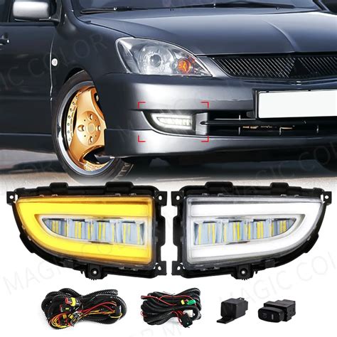 Mitsubishi Lancer I In G Nd Z Farlar Led Drl Far Beyaz