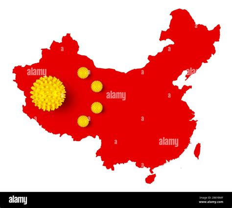 Red map of china hi-res stock photography and images - Alamy