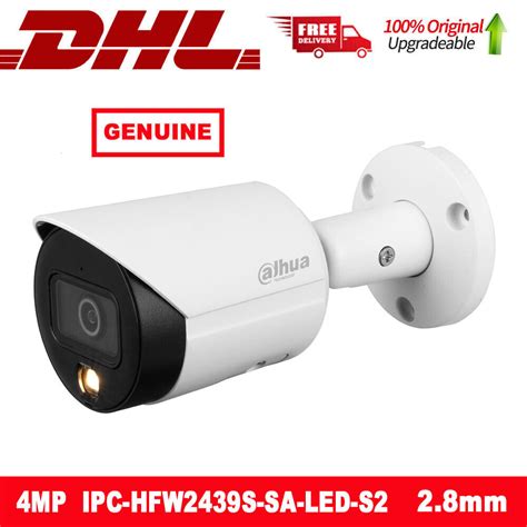 Dahua 2 8mm Brand Original 4MP IPC HFW2439S SA LED S2 Full Color IP