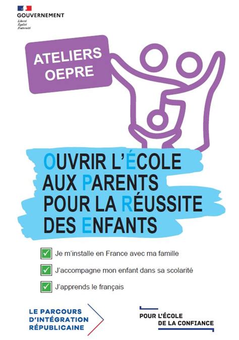 Ouvrir LÉcole Aux Parents Pour La Réussite Des élèves Oepre