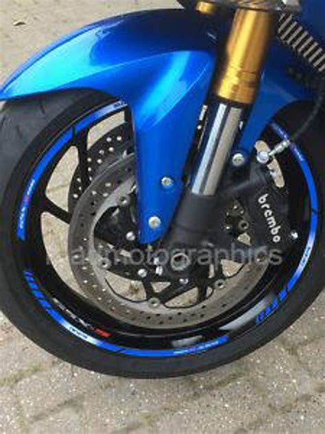 Suzuki Gsx S Motorcycle Wheel Stickers Set Decals Rim Etsy