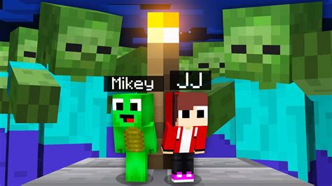 Tiny Mikey And Jj Escape From Zombie Apocalypse In Minecraft Challenge