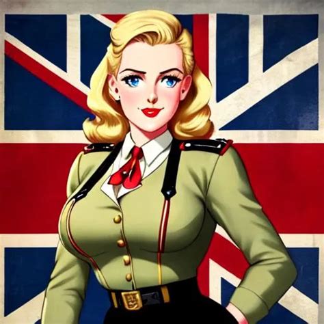 Ilustration Like 1940s British Military Propaganda P