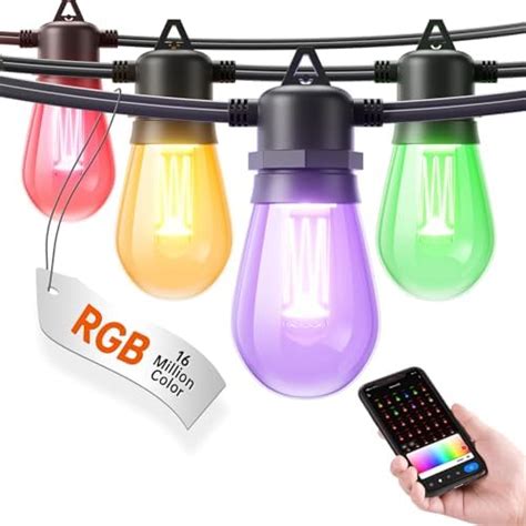 Amazon Addlon Tira De Luces RGB Inteligentes Para Exteriores De 48