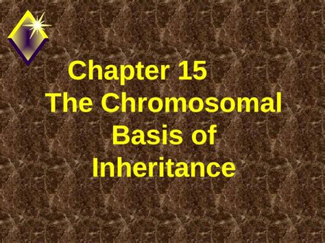 PPT Chapter 15 The Chromosomal Basis Of Inheritance Timeline