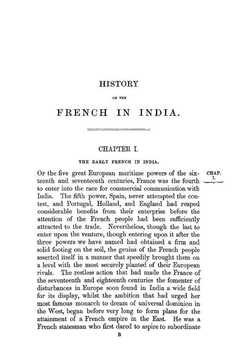 THE EARLY FRENCH IN INDIA (CHAPTER I) - History of the French in India