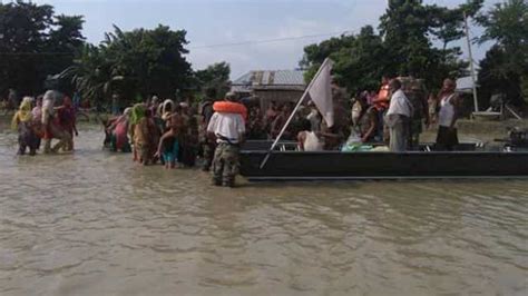 Bihar Flood Ndrf Teams Engaged In Rescue Operations बिहार बाढ़ बचाव