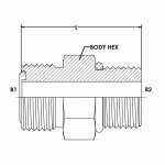 Brennan Mfs Morb Straight O Ring Face Seal Fittings Fs O