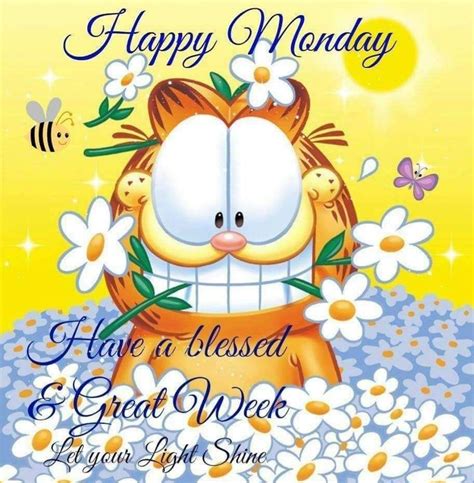 Garfield Happy Monday Quote With Inspiration Pictures, Photos, and ...