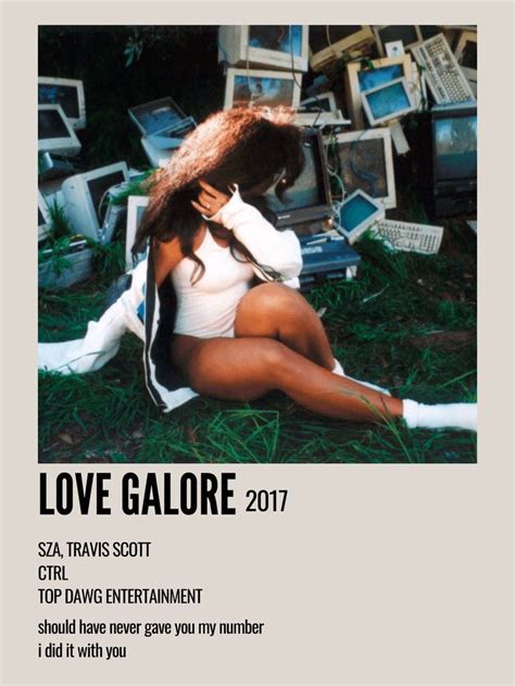 Love Galore Sza Feat Travis Scott Sza Songs Music Poster Ideas