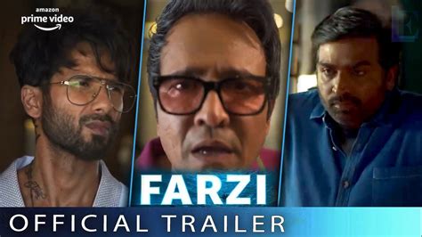 Farzi Shahid Kapoor OFFICIAL TRAILER Update Amazon Prime Video