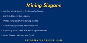 Unearth the Power: Best Mining Slogans That Will Rock Your World ...