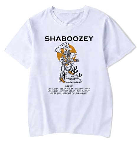 Shaboozey Rapper Live Tour 2024 Unisex Short Sleeve T Shirt Full Size S 4xl