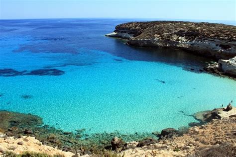 Rabbit Beach In Lampedusa One Among The Most Beautiful Beaches Of The