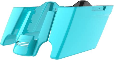 Amazon Moto Onfire Frosted Teal 4 5 Inch Stretched Saddlebags And