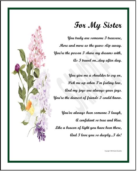 Sister Birthday Poems That Make You Cry Hayley Michaeline