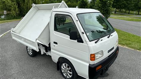 1997 SUZUKI CARRY DD51T 3 Way Dump Bed 5 Speed A C Axle Lock