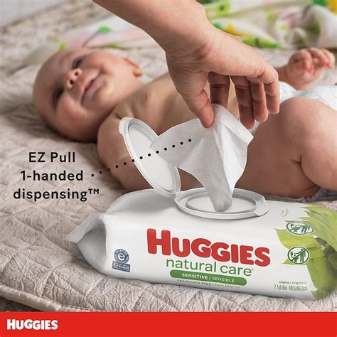huggies natural care baby wipes ct