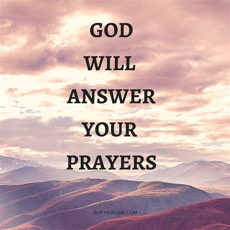 God Will Answer Your Call