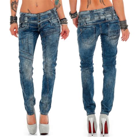 Cipo Baxx Damen Jeans Wd