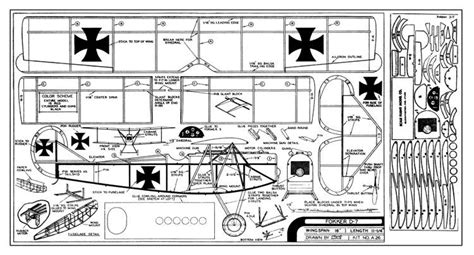 Fokker D7 Plans Aerofred Download Free Model Airplane Plans