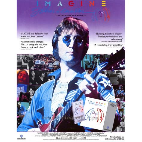 Imagine John Lennon - movie POSTER (Style B) (27" x 40") (1988 ...