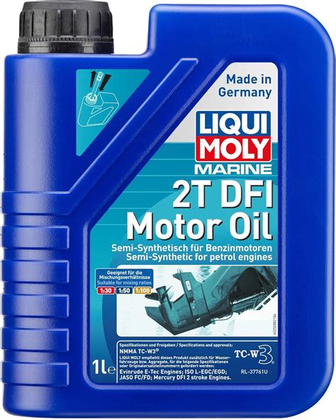 LIQUI MOLY Marine 2T DFI Motor Oil 1 L Boot 2 Takt Öl Art Nr