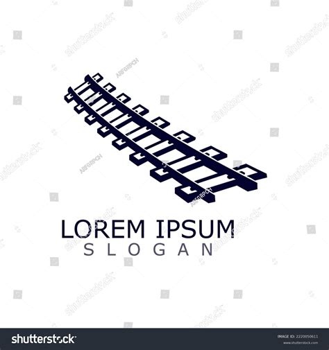 Train Track Logo Image Railroad Design Stock Vector (Royalty Free) 2220050611 | Shutterstock