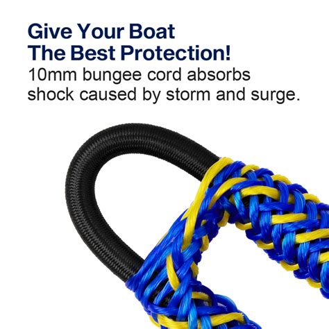 Snapklik Obcursco Bungee Dock Lines For Boat Docking Rope