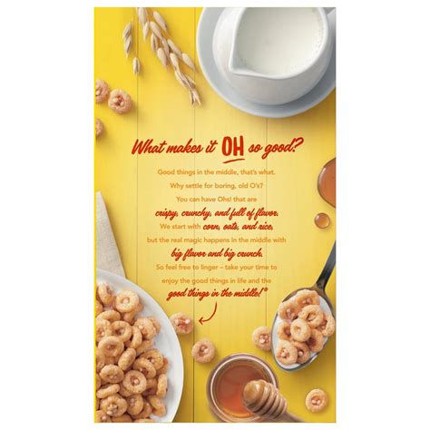 Post Honey Oh!s® Cereal, Filled Ohs Breakfast Cereal, Breakfast Snacks ...