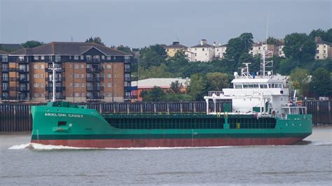 General Cargo Ship Arklow Cadet Shipspotting River Thames