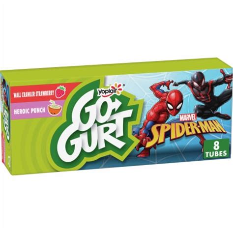 Go GURT Berry and Fruit Punch Kids Fat Free Yogurt Tubes, 8 ct / 2 oz ...