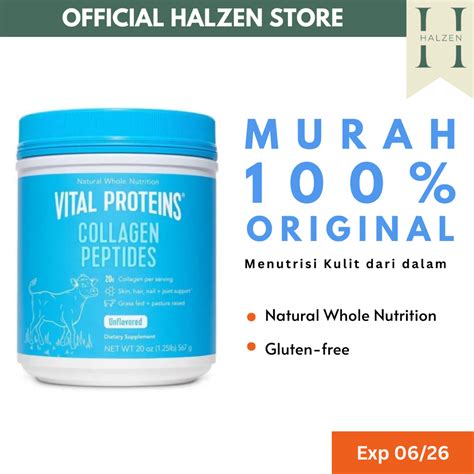 Jual Vital Proteins Collagen Peptides Unflavored 567 Gr Awet Muda Mulus Shopee Indonesia