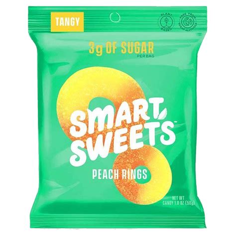 Smart Sweets Peach Rings 1.8oz -- delivered in minutes