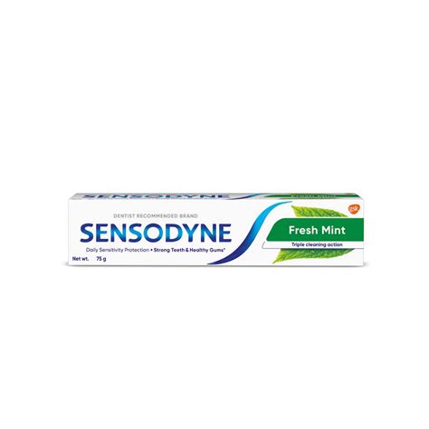 Sensodyne Fresh Mint Toothpaste 75g Sdrkart