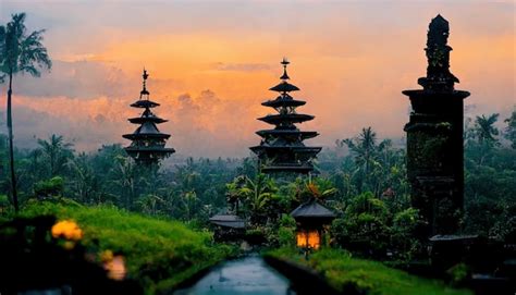 Premium Photo | Bali beautiful colorful landscapenature of bali island ...