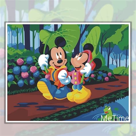 Paint By Numbers Malaysia Mickey And Minnie Metime Art